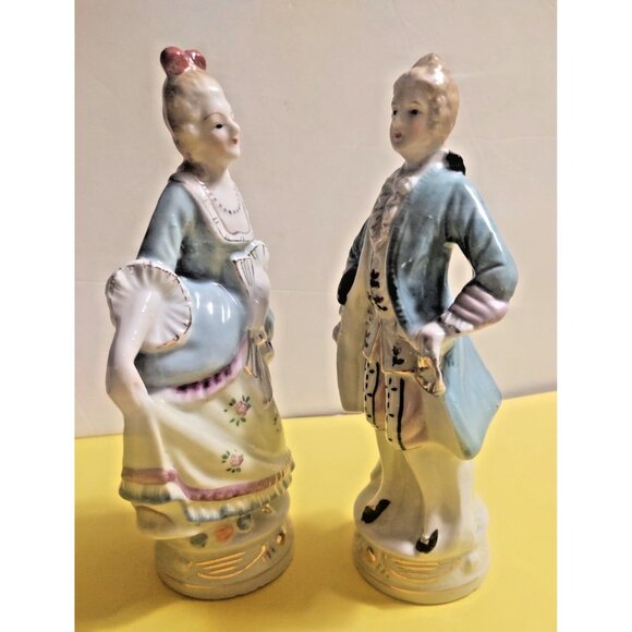 Victorian Figurines Figure Ceramic Porcelain Pottery by Ucago Occupied Japan - Picture 2 of 16